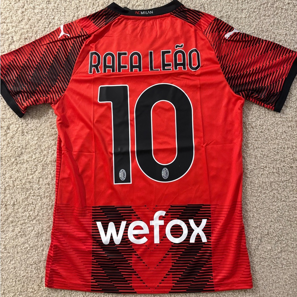 Rafa Leao 10 Milan Puma Soccer Jersey